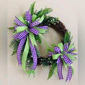 HAND CRAFTED Unique Spring and Easter Wreath
